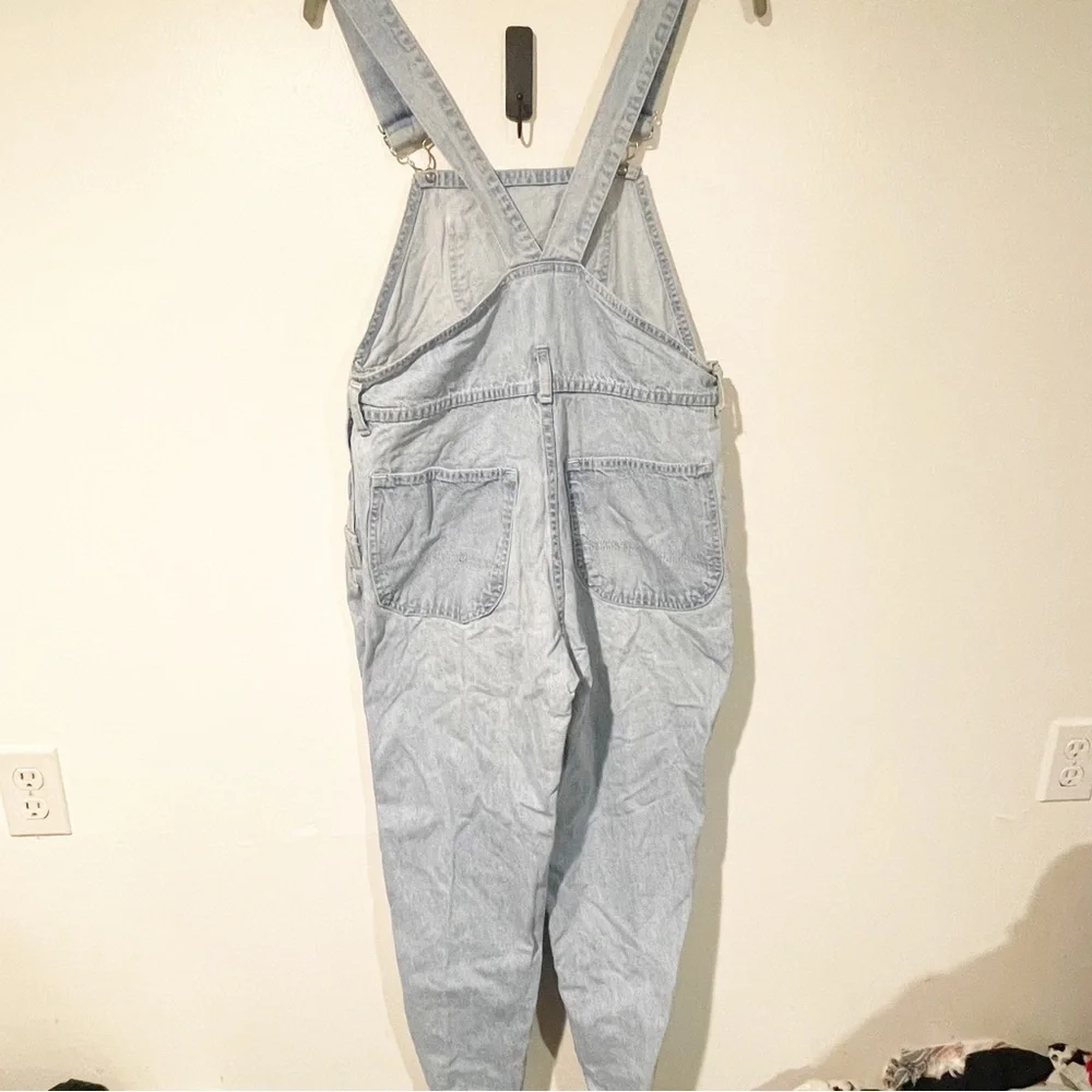 OshKosh B'gosh Women's Size 12 Vintage Blue Denim Jean Overall Bib One‎ Piece